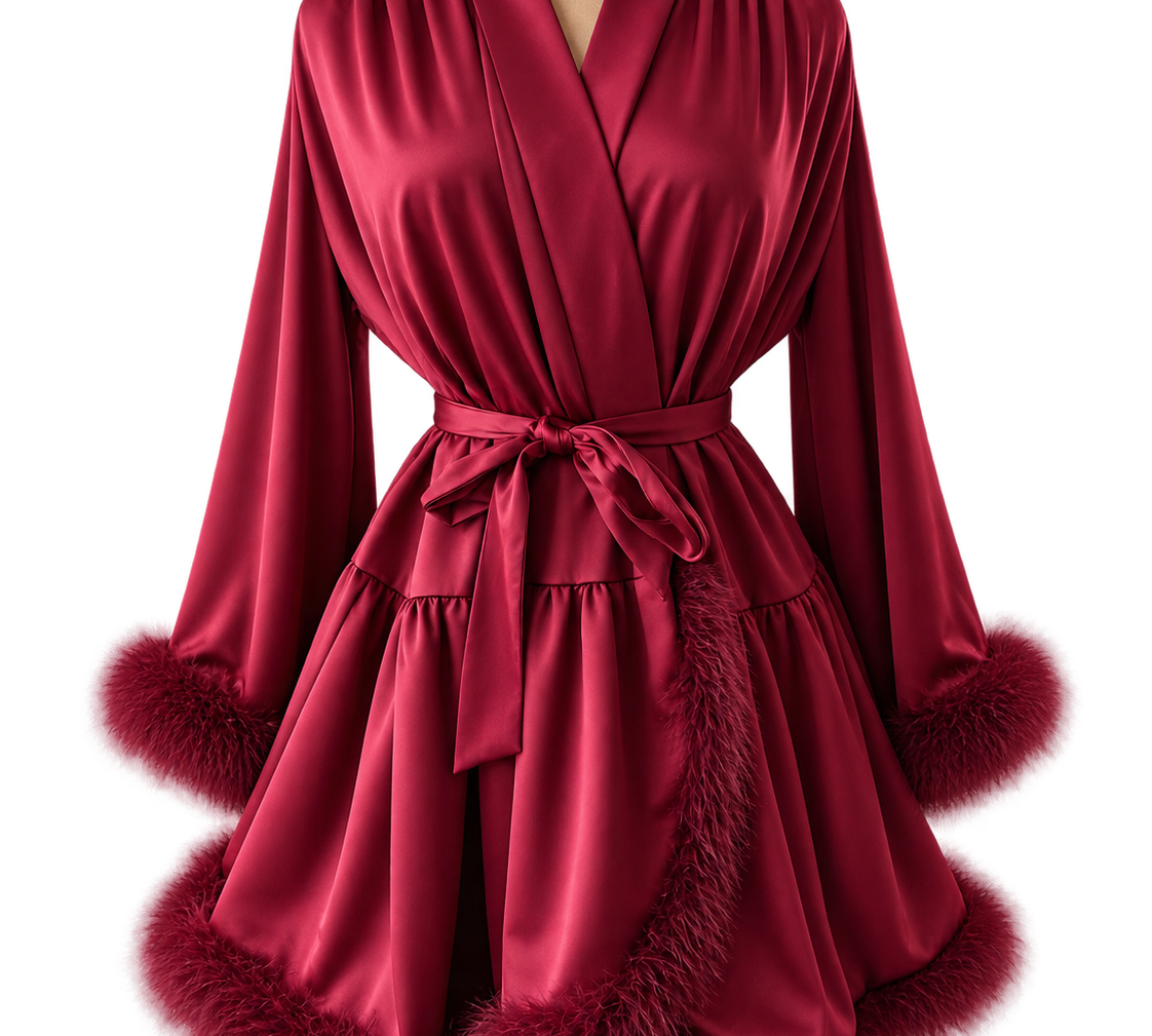 The Sovereign | Luxury Plush Satin Robe