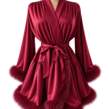 The Sovereign | Luxury Plush Satin Robe