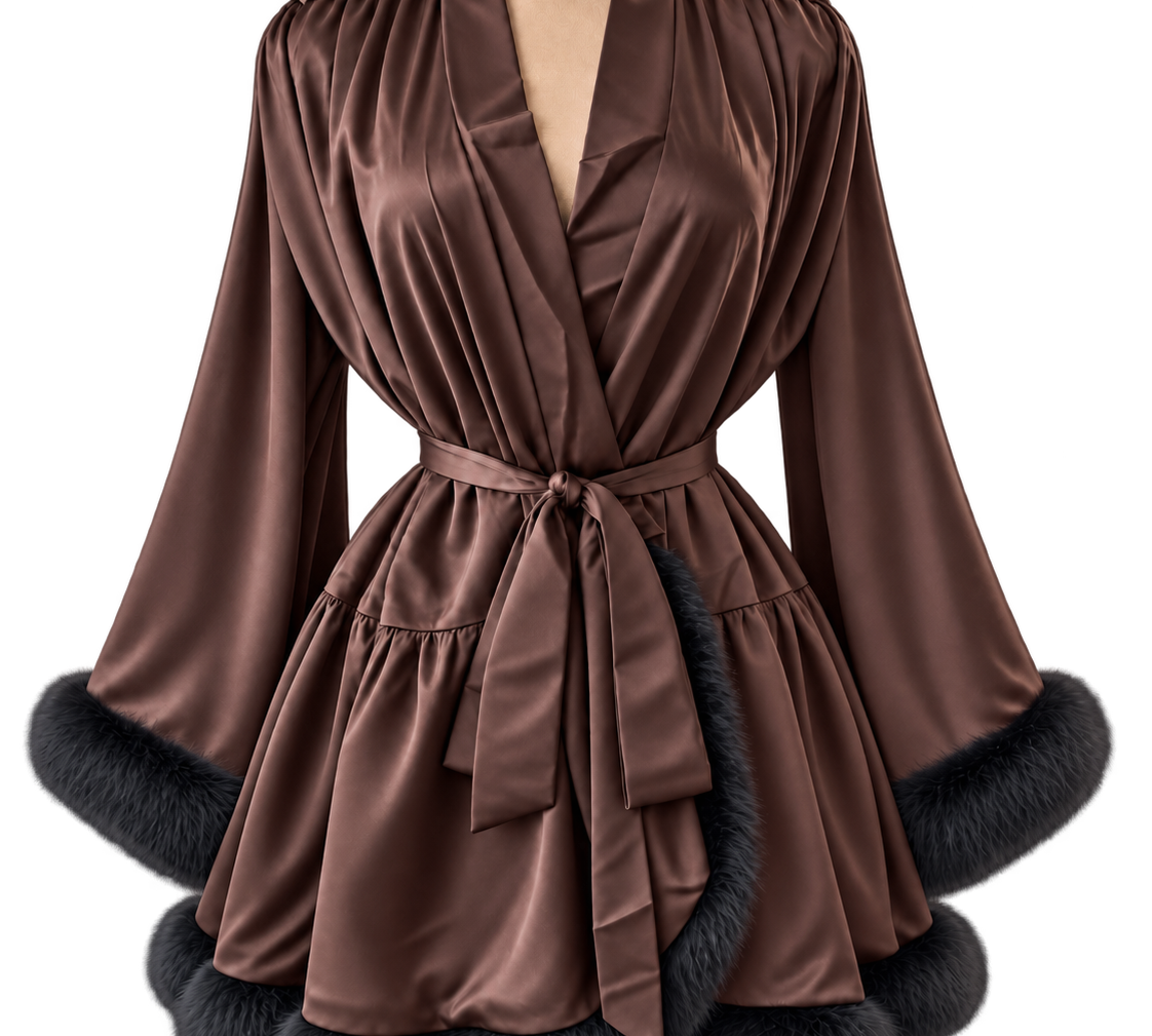 The Sovereign | Luxury Plush Satin Robe