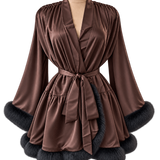 The Sovereign | Luxury Plush Satin Robe